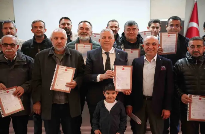 Dev projede tapular teslim edildi
