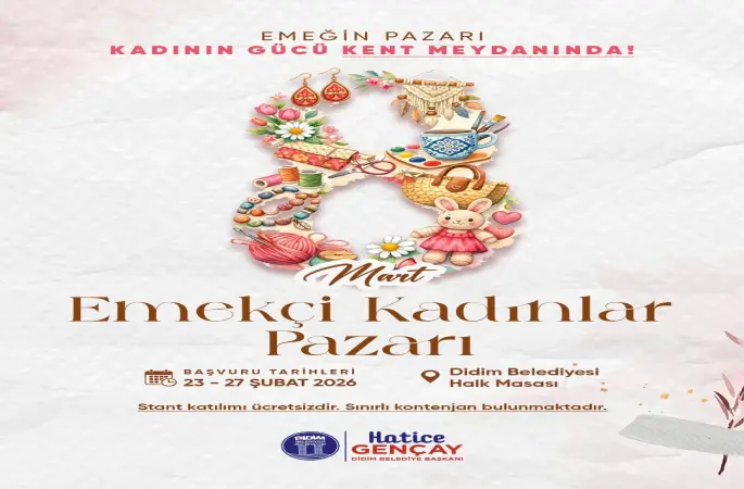 Didimli kadınlar ürünlerini halkla buluşturacak
