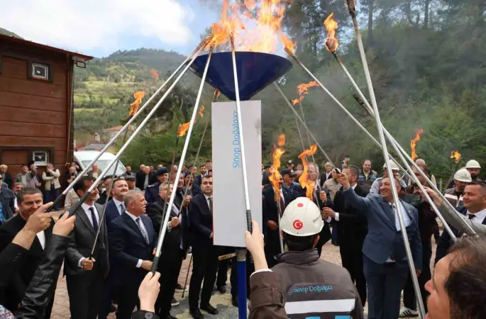 Dikmen’de doğalgaz sevinci
