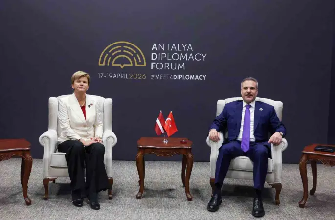 Dışişleri Bakanı Fidan, Letonyalı mevkidaşı Braze ile görüştü

