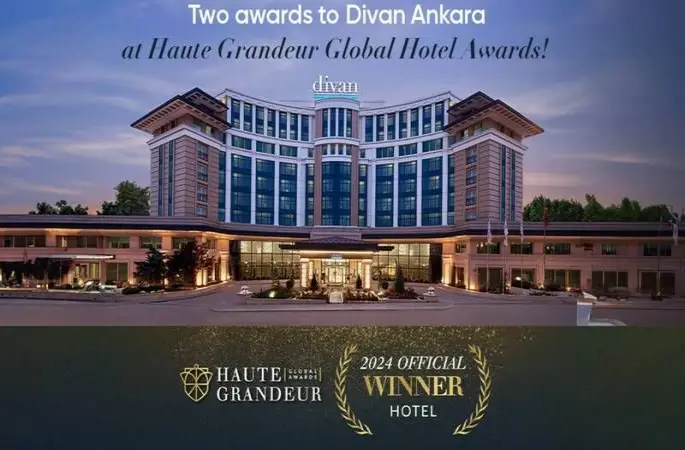 Divan Ankara Otel’e Haute Grandeur’den iki ödül birden  