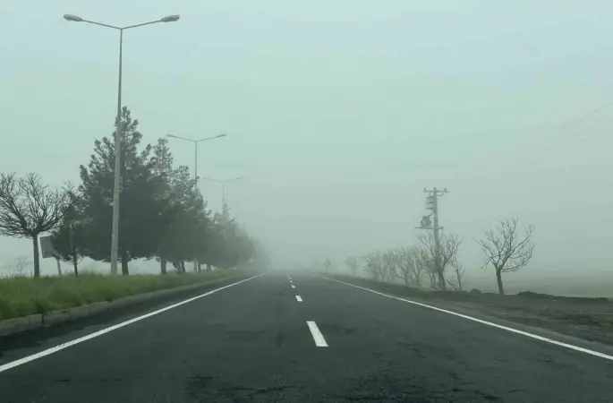 Diyarbakır güne sisle uyandı
