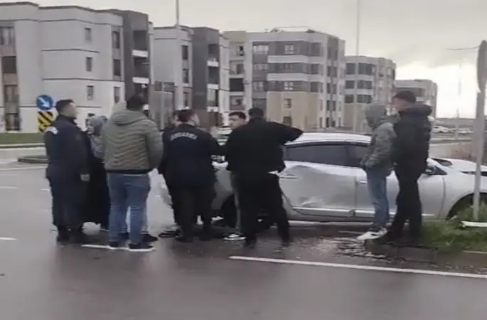 Diyarbakır’da kaza sonrası gerginlik
