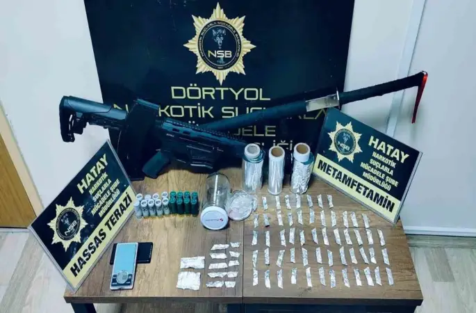 Dörtyol’da Uyuşturucu Operasyonu: 3 şüpheli tutuklandı
