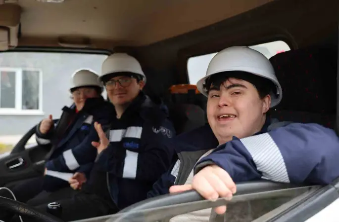 Down sendromlu çocuklara enerji sektörü tanıtıldı
