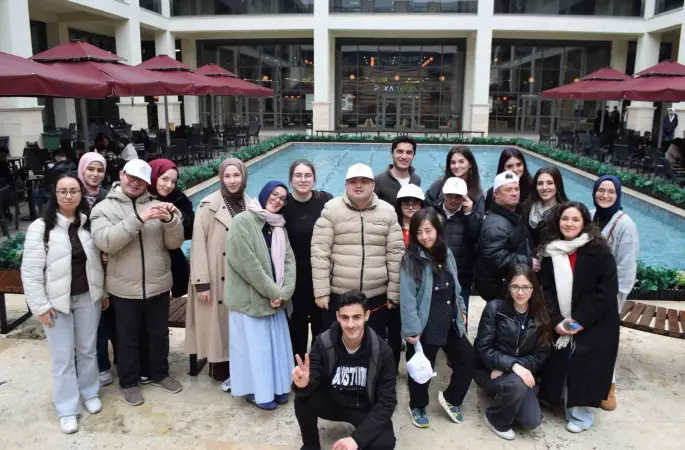 Down sendromu olan gençler ergoterapi öğrencileriyle kampüs deneyimi yaşadı
