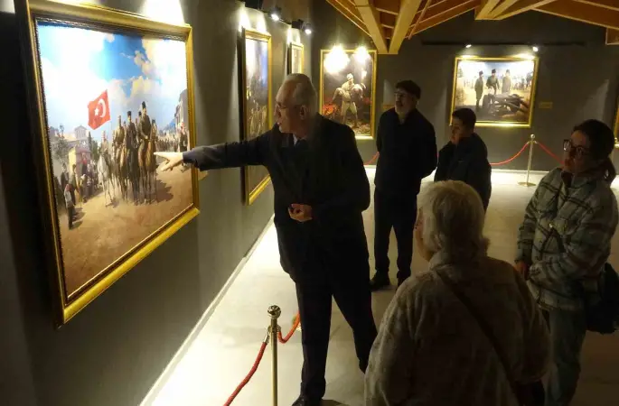 Dumlupınar Diorama Müzesi yoğun ilgi görüyor
