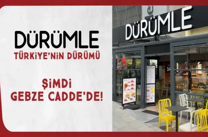 Dürümle Gebze Cadde’de yeni restoranını açtı