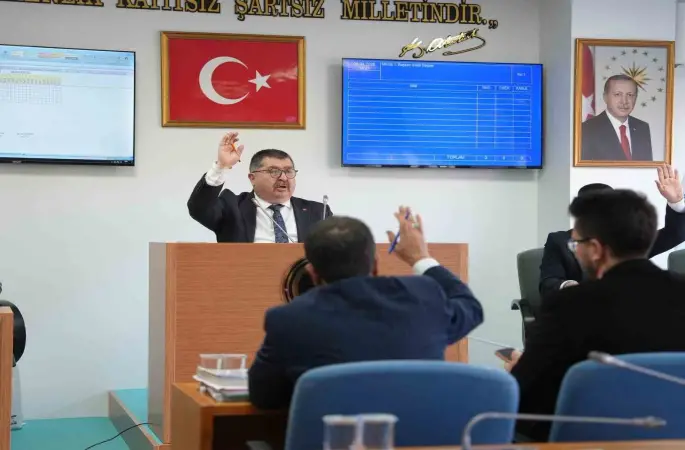 Düzce Belediyesi Meclisi 45 gündem maddesini görüştü
