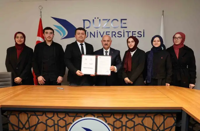 Düzce Üniversitesi TÜGVA ile iş birliği protokolü imzaladı
