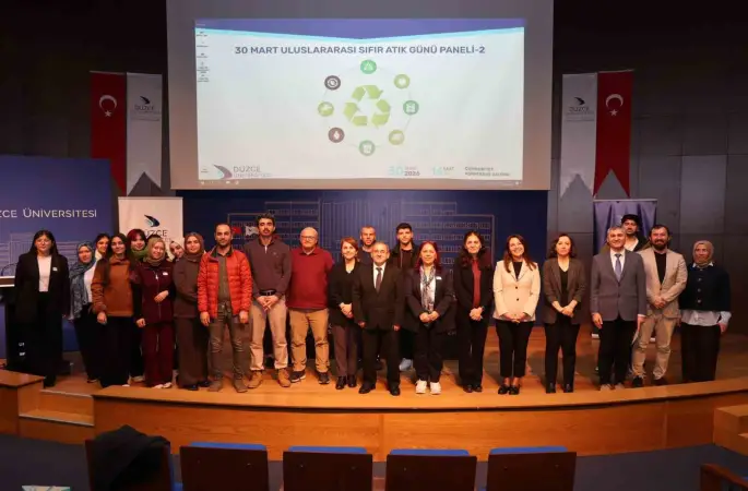 Düzce Üniversitesi’nde uluslararası sıfır atık günü paneli gerçekleştirildi
