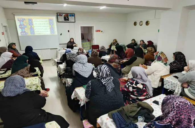 Düzce’de kadınlara özel sohbet
