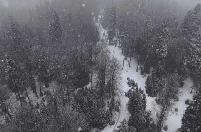 Düzce’nin yüksek kesimlerinde kar kalınlığı 1 metreyi buldu
