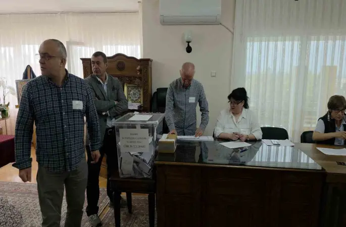 Edirne’de çifte vatandaşlar Bulgaristan seçimleri için sandık başında
