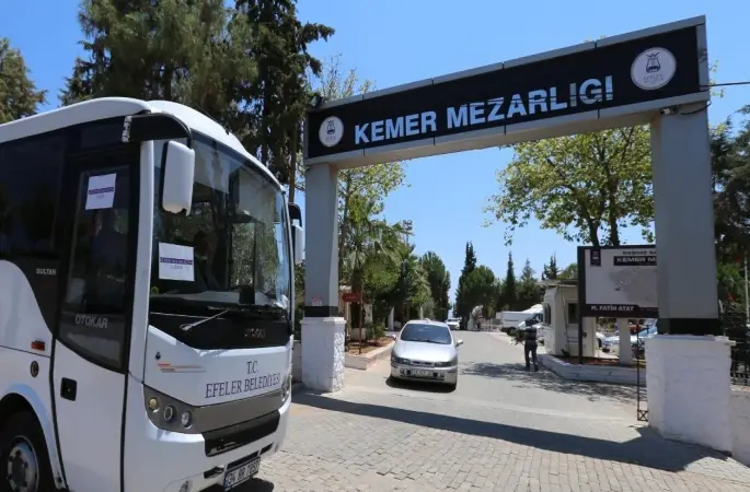 Efeler’de mezarlıklara ücretsiz araç kaldırılacak
