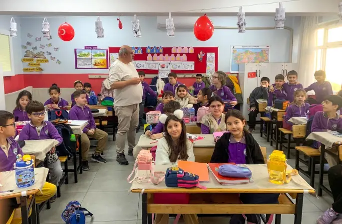 Efelerli çocuklara çevre bilinci anlatıldı
