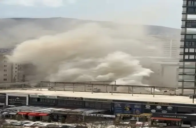 Elazığ’da baca yangını korkuttu
