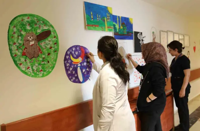 Elazığ’da çocuk endoskopi bölümü daha renkli ve çocuk dostu hale getirildi
