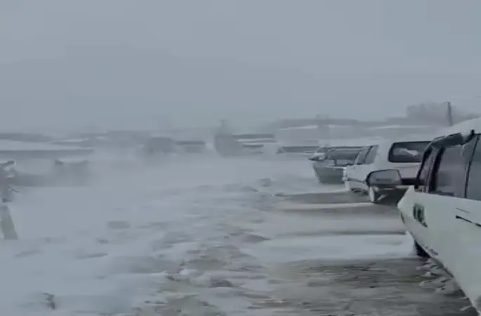 Elbistan-Darende kara yolu ulaşıma kapandı
