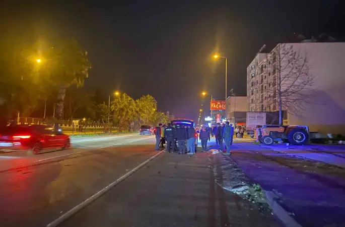 Emekli polis memuru kazada hayatını kaybetti: O anlar kamerada
