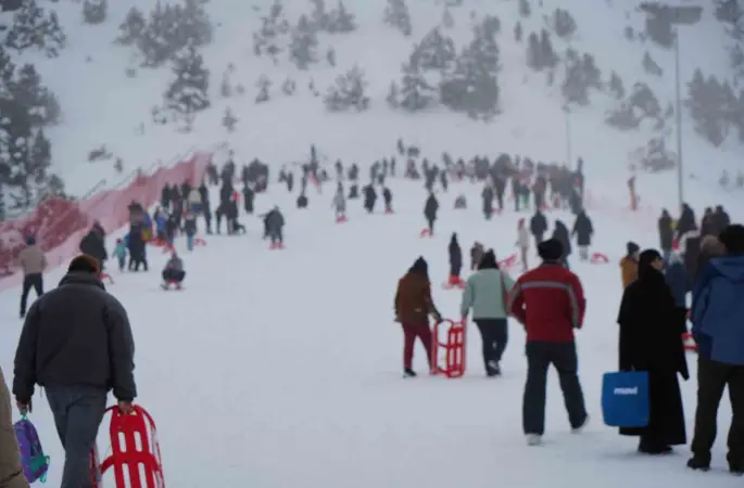Ergan Kayak Merkezi sömestirin son gününde doldu taştı
