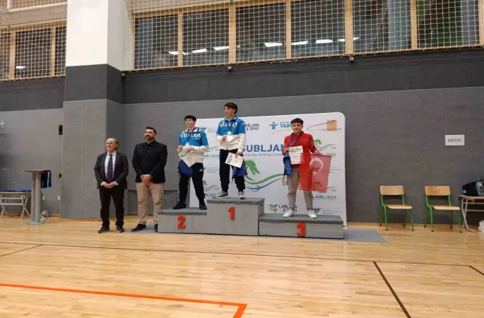 Eskişehirli sporcu, uluslararası şampiyonada 3’üncü oldu
