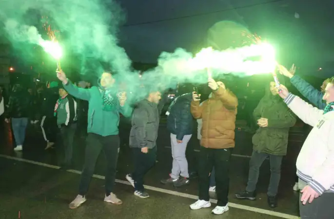 Fenerbahçe - Kocaelispor kafilesi stadyuma geldi
