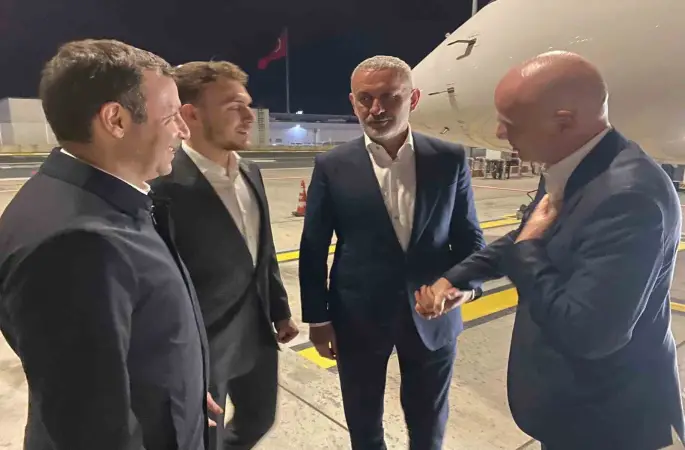 FIFA Başkanı Infantino, FIFA Arena projesinin açılışı için İstanbul’a geldi
