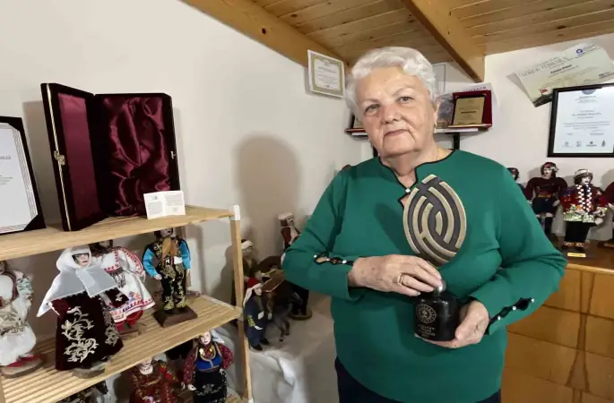 Folklorik kitre bebek sanatıyla Türkiye’nin ‘hazinesi’ oldu
