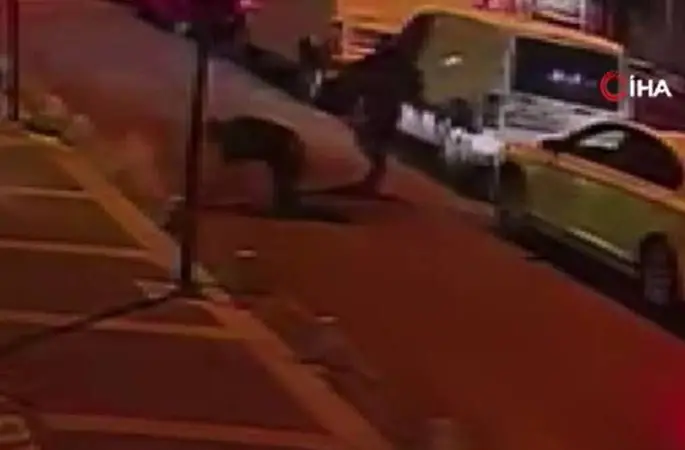 Kağıthane’de Filistinli iş adamına yönelik düzenlenen silahlı saldırının güvenlik kamerası görüntüsü ortaya çıktı