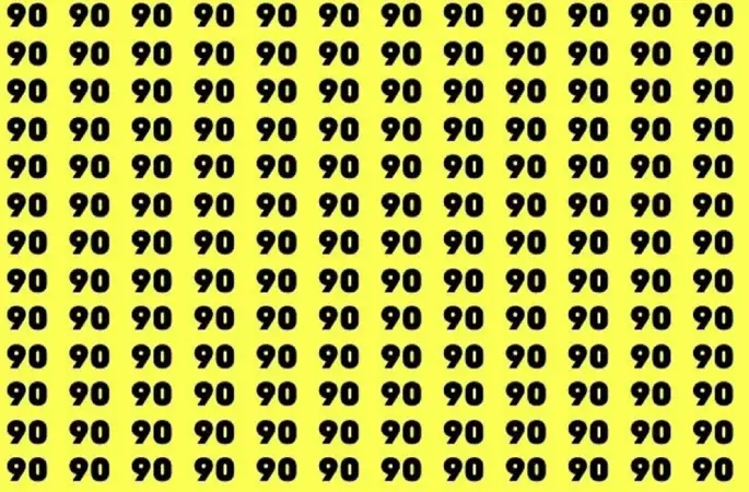 Fotoğraftaki 98’i tek seferde görenler zeka küpü çıkıyor; Meydan okuyanın 10 saniyesi var