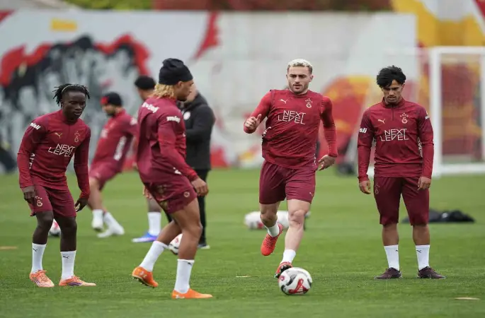Galatasaray, Samsunspor maçı hazırlıklarını sürdürdü
