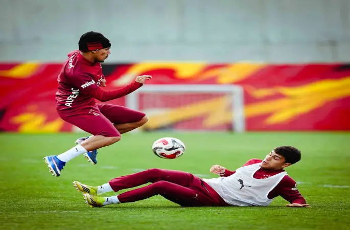 Galatasaray, Trabzonspor maçı hazırlıklarını sürdürdü
