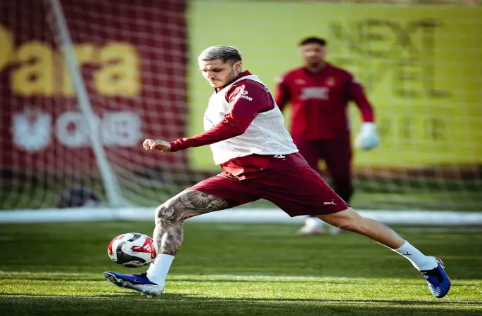 Galatasaray, Trabzonspor maçı hazırlıklarını sürdürdü
