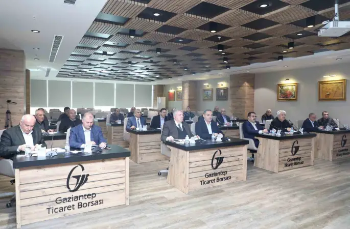 Gaziantep Ticaret Borsası Şubat Ayı Olağan Meclis Toplantısı gerçekleştirildi
