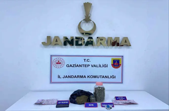 Gaziantep’te 4 kilo skunk ele geçirildi: 1 şahıs tutuklandı
