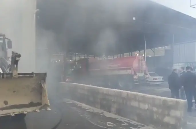 Gaziantep’te biber fabrikasında korkutan yangın
