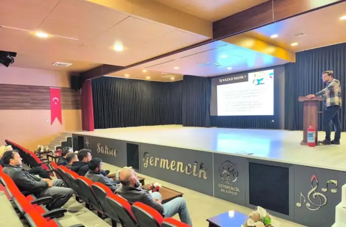 Germencik Belediyesi’nden personele iş güvenliği eğitimi
