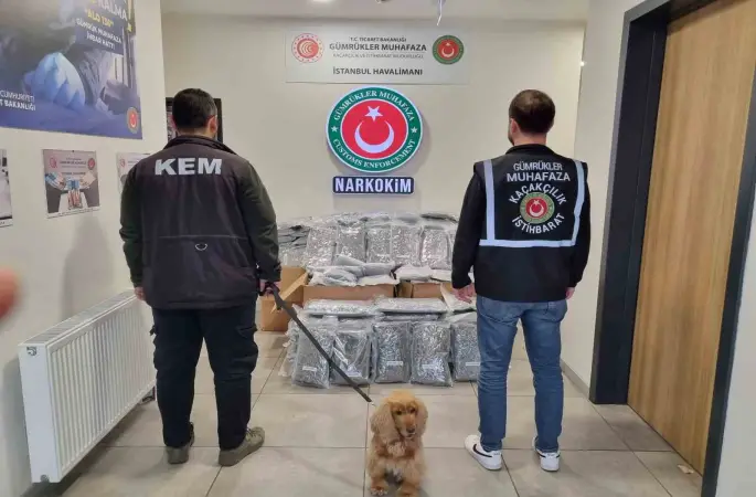 Gümrükler Muhafaza ekipleri piyasa değeri 378 milyon olan 420 kilo uyuşturucu madde yakaladı
