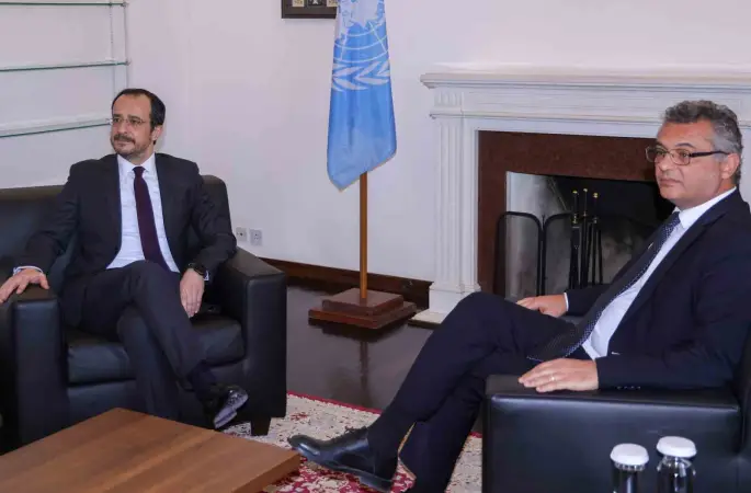 Güney Kıbrıs lideri Hristodulidis: "Erhürman ile açık ve dürüst bir görüşme gerçekleştirdik"
