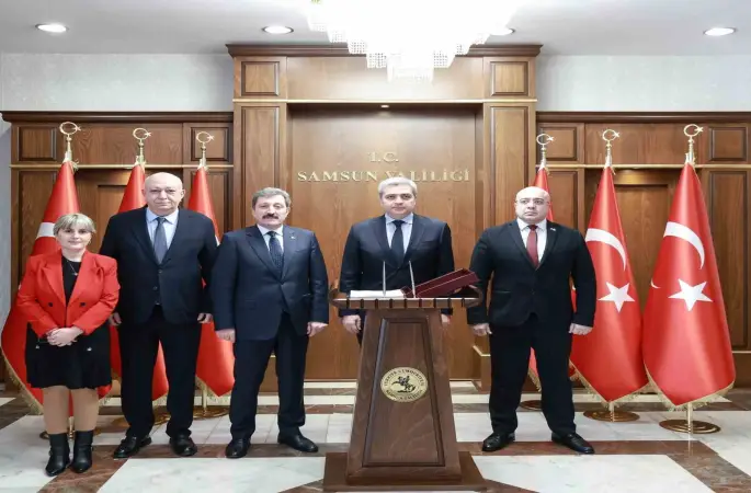 Gürcistan heyeti Samsun’da: Dostluk bağları pekişti
