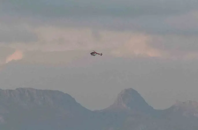 Hakkari’de yenidoğan prematüre bebek ambulans helikopterle Van’a getirildi
