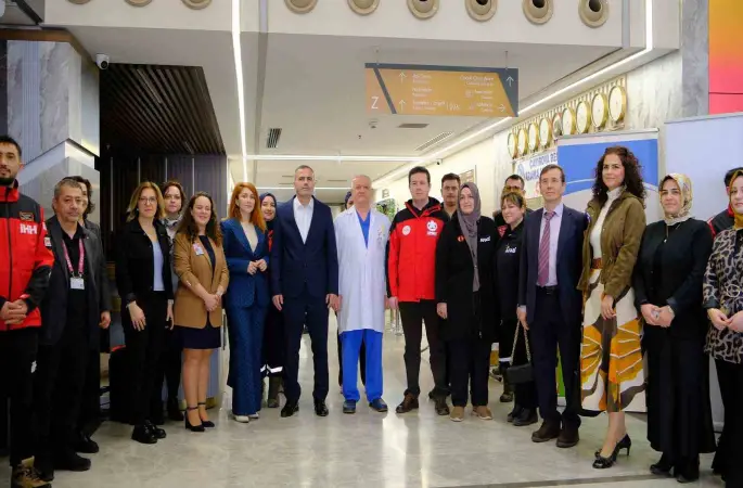 Hastanede deprem farkındalığı etkinliği
