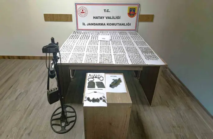 Hatay’da tarihi eser operasyonu
