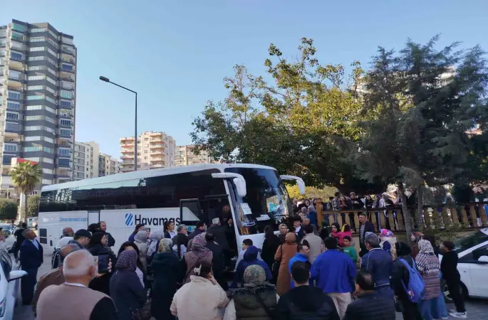 HAVAMAŞ, umreye gidenleri dualarla uğurladı

