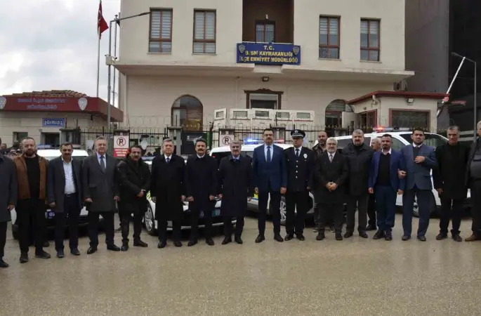 Hayırsever Ali Erdemoğlu’ndan Besni emniyetine 5 araç
