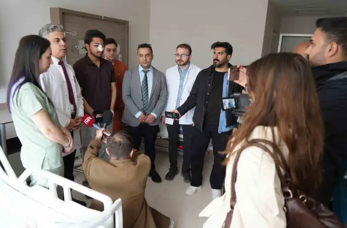 Hindistan’dan Erzincan’a sağlık yolculuğu
