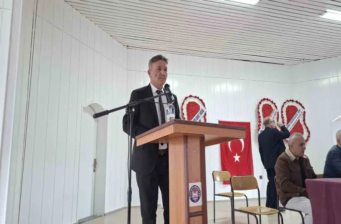 Hisarcık Esnaf ve Sanatkârlar Odası’nda başkanlığa Süleyman Çelik seçildi
