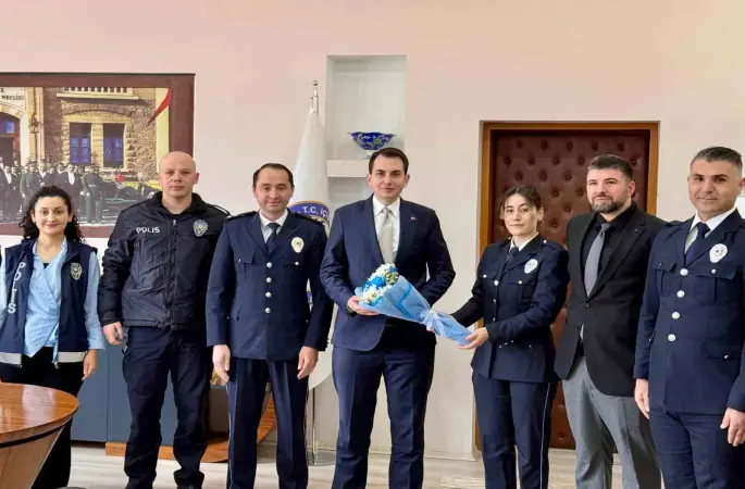 Hisarcık Kaymakamı Atam: "Türk Polis Teşkilatı huzurumuzun ve güvenliğimizin teminatıdır"
