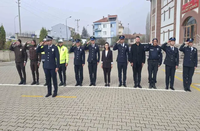 Hisarcık’ta Türk Polis Teşkilatı’nın 181. kuruluş yıl dönümü kutlandı
